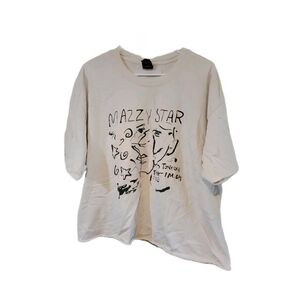 Vintage 2000 90s Mazzy Star “So Tonight That I Might See” White Tee Shirt Rare